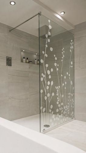 Glass panel with sandblasting - COTON - Infiniglass - structural / patterned / colored