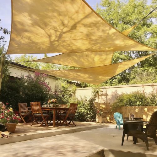 UV-resistant shade sail - Zhejiang Hengfeng Shanding Products Co., Ltd. - custom-made / commercial / for parking lot