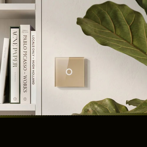 Light switch - PP-T01-A14B - LightON - touch / recessed / tempered glass facing