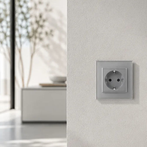 Power socket - PP-EU-13B - LightON - electric / wall-mounted / built-in