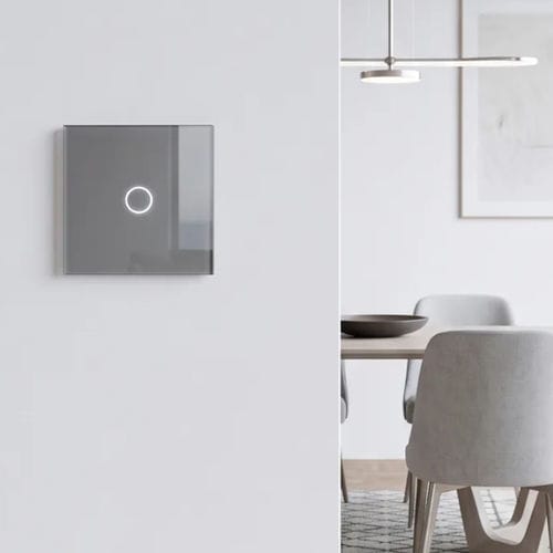 Light switch - PP-T01S-A13B - LightON - touch / recessed / metal