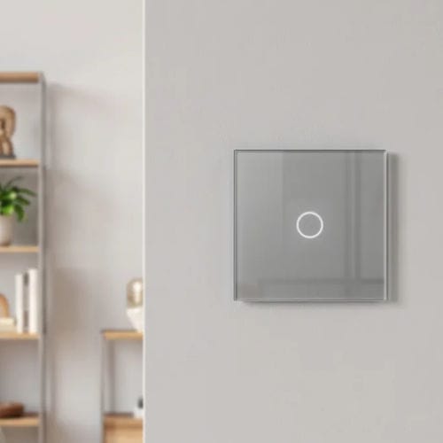 Touch switch - A-C1-13B - LightON - recessed / tempered glass facing / modern