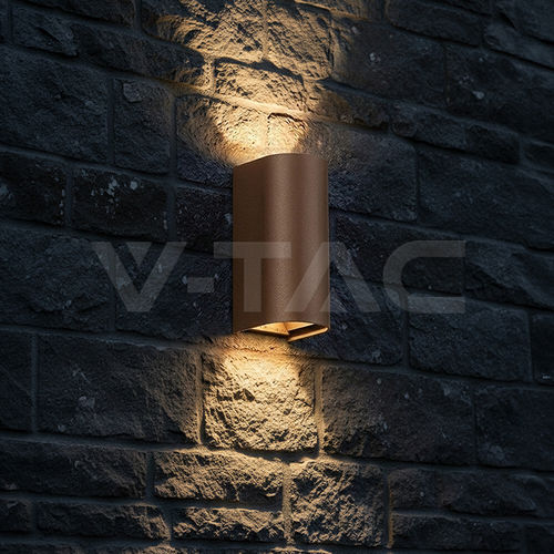 Contemporary wall light - 24350 - V-TAC - for facade / aluminum / COR-TEN® steel