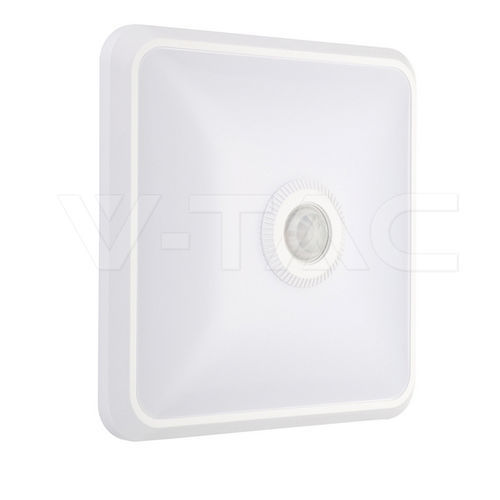 Contemporary ceiling light - 234196 - V-TAC - square / PC / LED