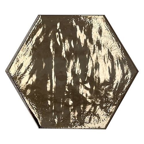 Porcelain hexagonal tile - Hexagon Provenza - ROCED - high-gloss / metallized / matte