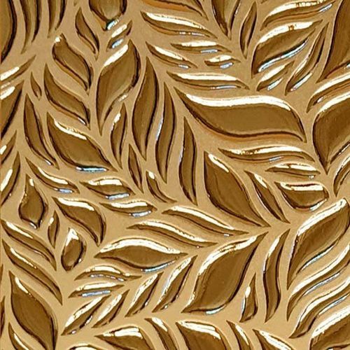 Metallized ceramic tile - Hojas R Collection - ROCED - ceramic / matte / high-gloss
