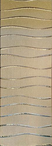 Metallized ceramic tile - Imperial - ROCED - ceramic / gold-colored / silver-colored