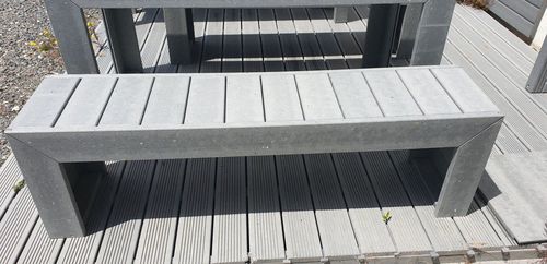 Contemporary upholstered bench - SAUVES - Urban'Ex - made from recycled materials / recycled materials base / for public space
