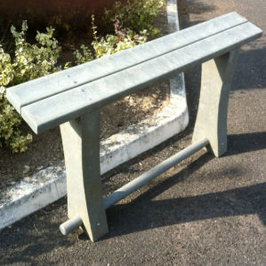 Contemporary bench - AD-150 - Urban'Ex - made from recycled materials / without backrest / without armrests