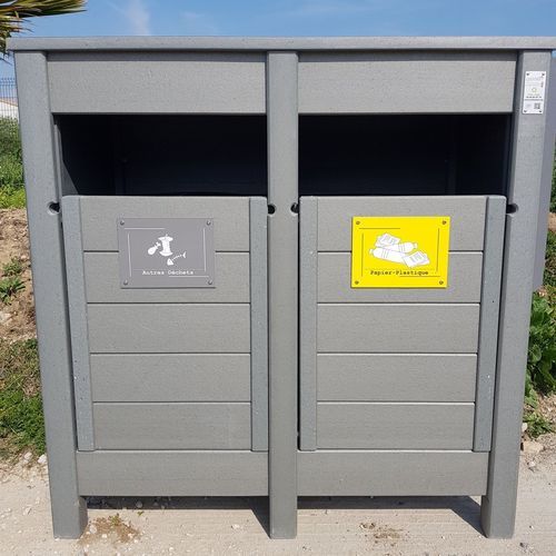 Metal trash can - PCT-2 - Urban'Ex - outdoor / recycling / free-standing