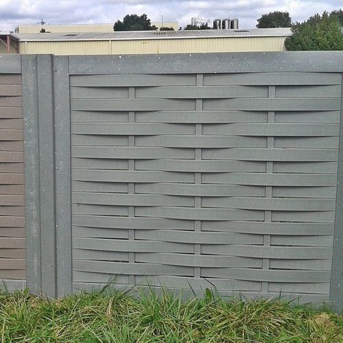 Fence with panels - CTN-145 - Urban'Ex - garden / recycled plastic / straight