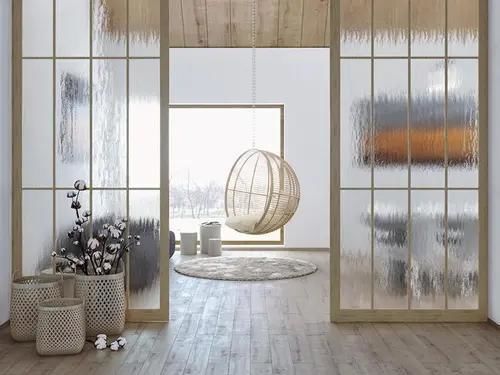Safety glass panel - DECORGLASS&reg; - Saint Gobain Glass France - acoustic / laminated / double-glazed