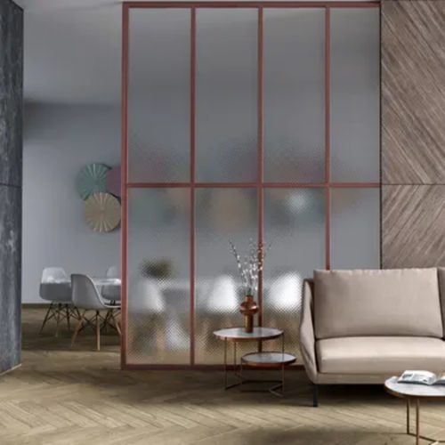 Safety glass panel - MASTERGLASS&reg; - Saint Gobain Glass France - acoustic / laminated / tempered