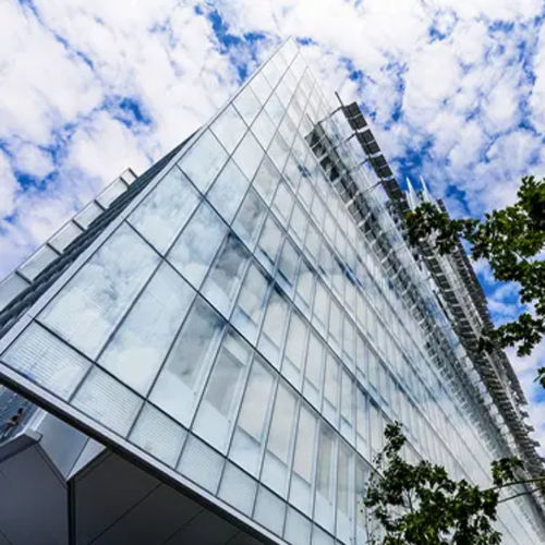Safety glass panel - COOL-LITE&reg; ST BRIGHT SILVER - Saint Gobain Glass France - solar control / insulating / acoustic