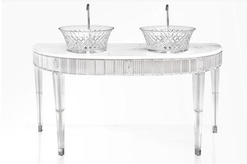 Crystal washbasin stand - 25XX SERIES - BIANCHINI & CAPPONI - marble