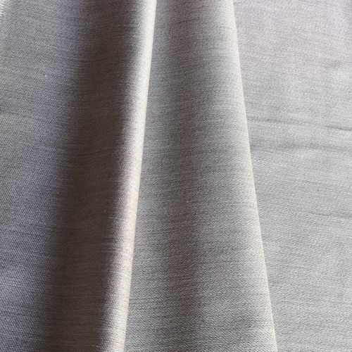 Curtain fabric - WHO - BISSON BRUNEEL - plain / polyethylene / washable