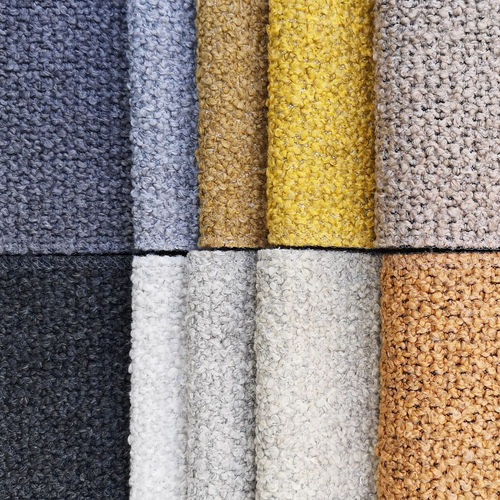 Upholstery fabric - MONZA - BISSON BRUNEEL - plain / cotton / acrylic