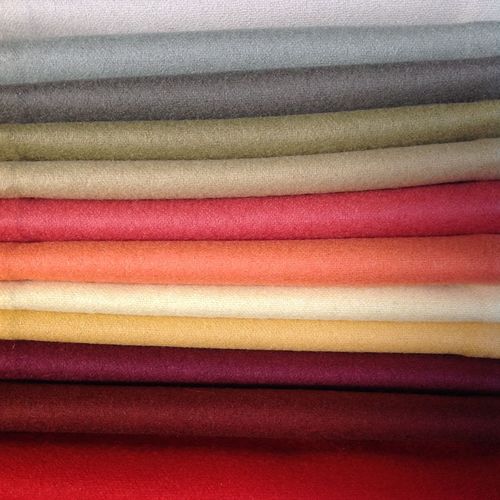 Curtain fabric - DRALAINE - BISSON BRUNEEL - plain / wool / commercial