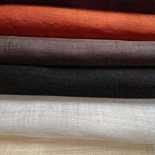 Upholstery fabric - SIMPLE D'ABACA - BISSON BRUNEEL - for roller blinds / plain / abaca
