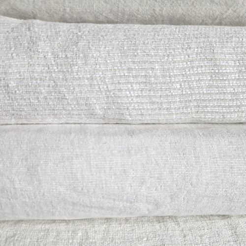 Curtain fabric - JAPAN   - BISSON BRUNEEL - for roller blinds / plain / linen