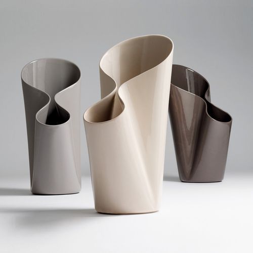 Ceramic umbrella stand - UMBRAVASE - BOSA - by Luca Nichetto