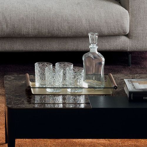Ash serving tray - APOLLO - calligaris - metal / home