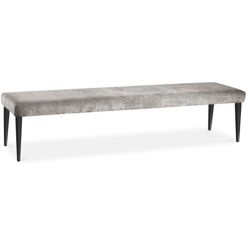 Contemporary upholstered bench - COC&Ograve; - CANTORI - fabric / wooden base / wooden