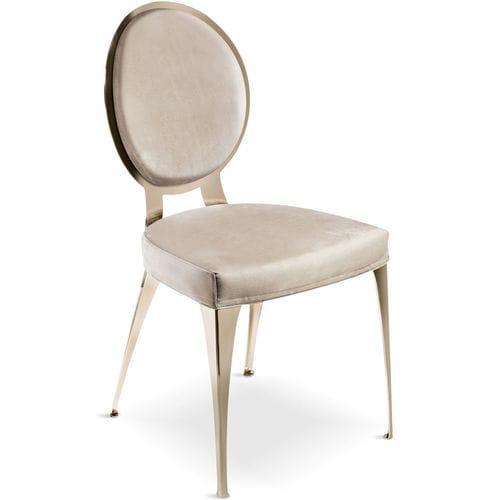 Contemporary chair - MISS - CANTORI - indoor / fabric / leather