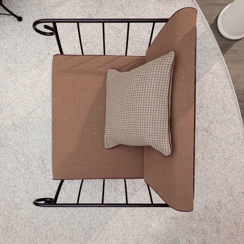 Traditional garden chair - BAHAMAS NEW - CANTORI - outdoor / iron / fabric