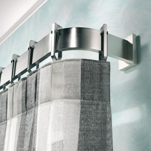 Aluminum curtain rod - CARLA - CASA VALENTINA - wall-mounted / window