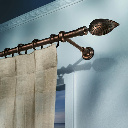 Iron curtain rod - ALESSIA - CASA VALENTINA - wall-mounted / window