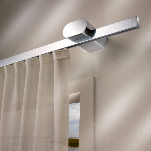 Aluminum curtain rod - ADA  - CASA VALENTINA - wooden / wall-mounted / window