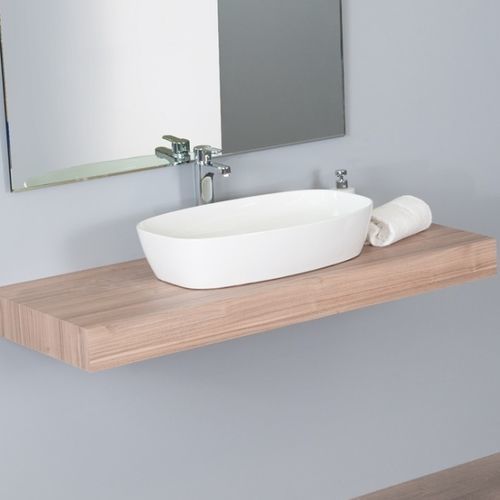 Countertop washbasin - TEK 71 - Ceramica Althea - ceramic / rectangular / without hole