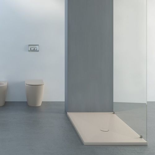 Rectangular shower tray - JO' - Ceramica Althea - raised / ceramic / custom-made