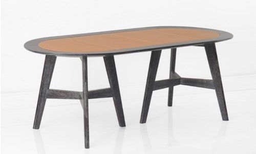 Contemporary dining table - ART. 5024 - CHELINI - oak / oak base / oval