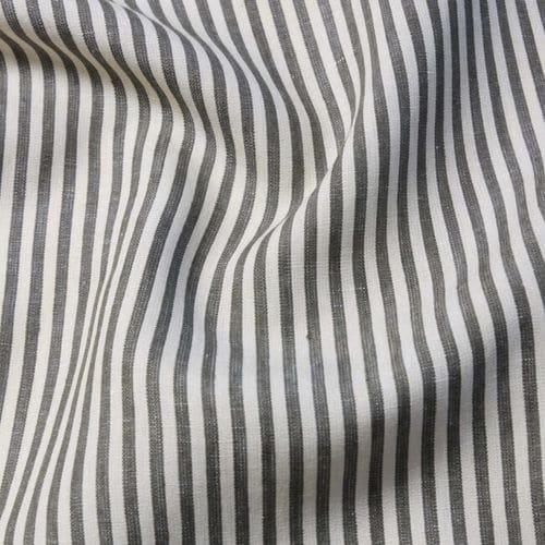 Upholstery fabric - EMINO 1392 COL.3 - DECORTEX - for interior design / striped / linen