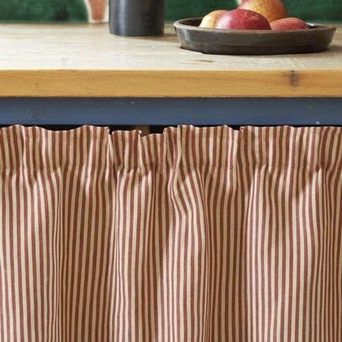 Upholstery fabric - EMINO 1392 COL.2 - DECORTEX - for interior design / striped / linen