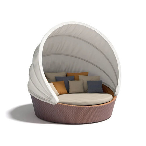 Contemporary daybed - ORBIT XXL - DEDON GmbH - fabric / synthetic fiber ...