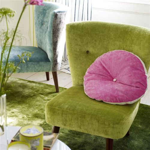 Upholstery fabric - GLENVILLE - DESIGNERS GUILD - for curtain / plain / silk