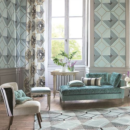 Upholstery fabric - DARLY - DESIGNERS GUILD - for curtain / wall / patterned