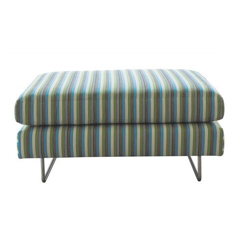 Contemporary ottoman - JOSEPH - DESIGNERS GUILD - fabric / square / indoor