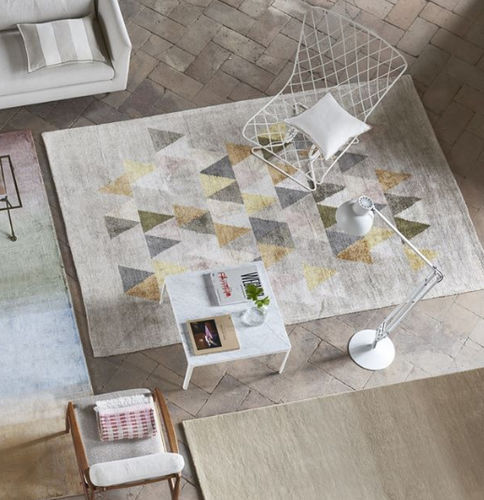 Contemporary rug - DORSODURO FRESCO - DESIGNERS GUILD - geometric / viscose / rectangular