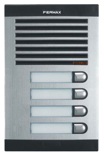 Aluminium door station - CITYLINE CLASSIC: 08593  - FERMAX ELECTRÓNICA - exterior / without camera / 4-button