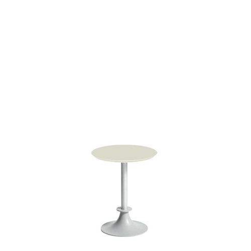 Contemporary table - LORD YI - DRIADE - marble / painted aluminum base / anodized aluminum base