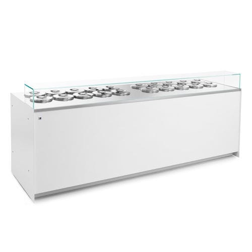 Commercial refrigerated counter - POZZETTI A GLICOLE NEW ERA - IFI - without door / without drawer / for ice cream