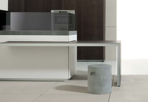 Contemporary kitchen - ICON: EVOLUTION  - ERNESTOMEDA - wooden / island / handleless