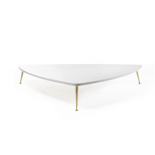 Contemporary coffee table - MILANO : CAMELIA CAM 02B - GALIMBERTI NINO - lacquered wood / triangular / home