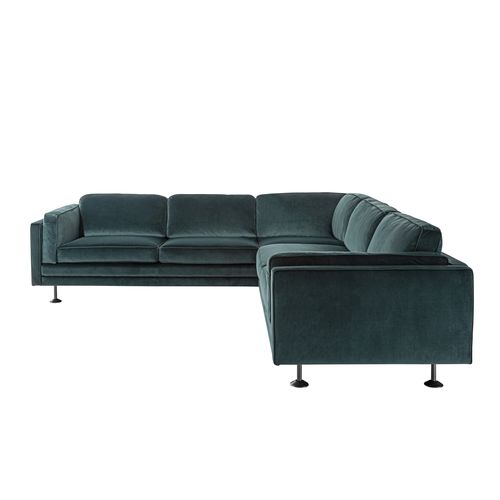Corner sofa - QUINTO QUN C66 - GALIMBERTI NINO - contemporary / fabric / leather