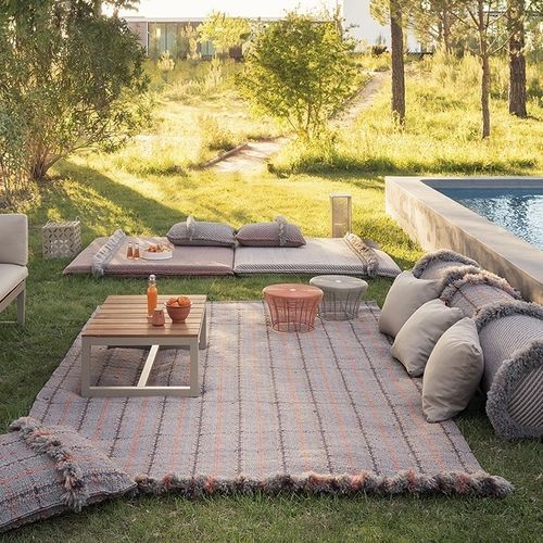 Oriental rug - LAYERS - GANDIA BLASCO - customizable / polypropylene / terracotta