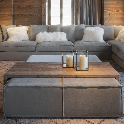 Design coffee table - BRIDGE - VILLEVENETE BY GATTI - oak / wooden base / rectangular